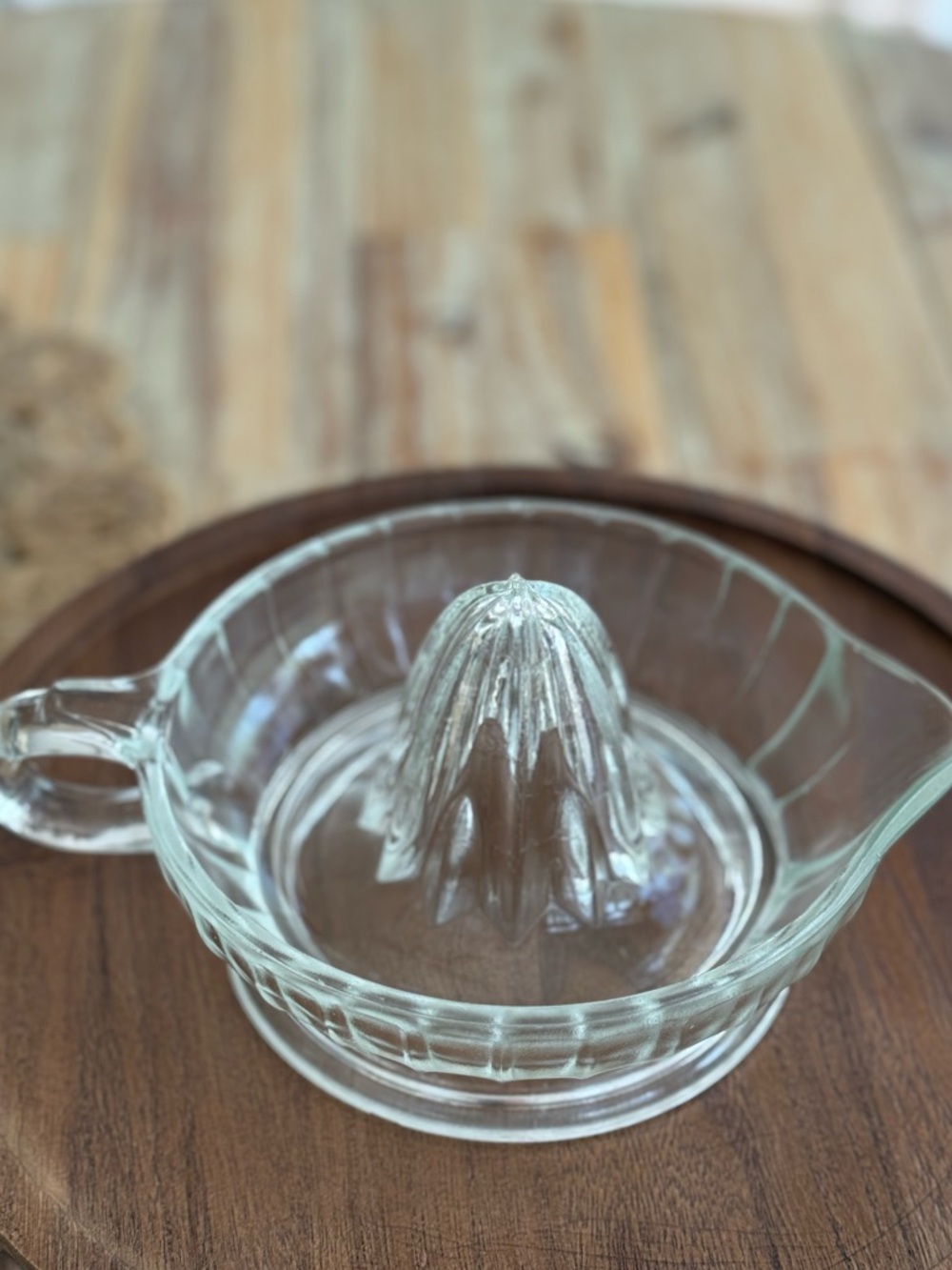 Vintage Glass Citrus Juicer